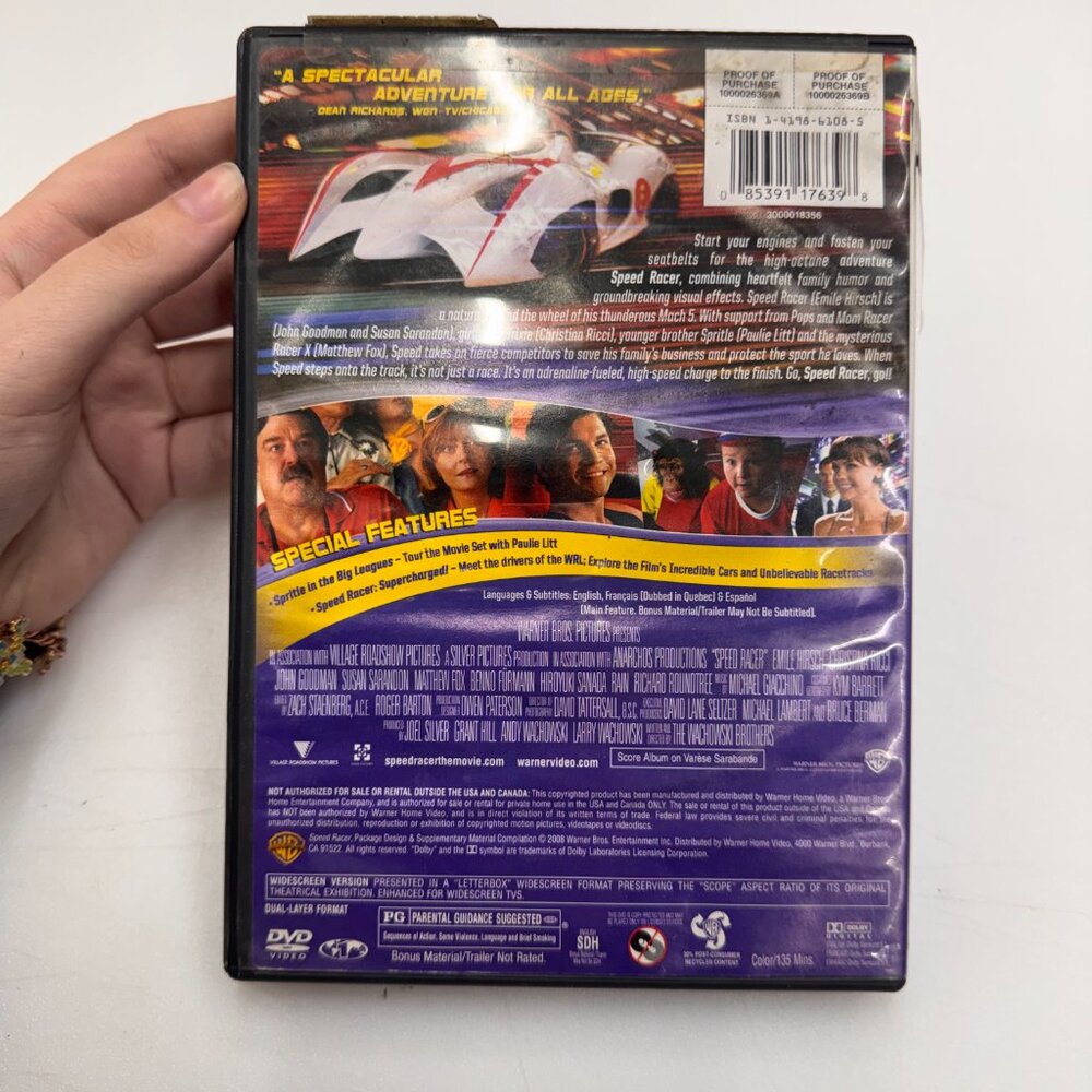 Speed Racer (DVD) Disc Tested, Working - Picture 2 of 3